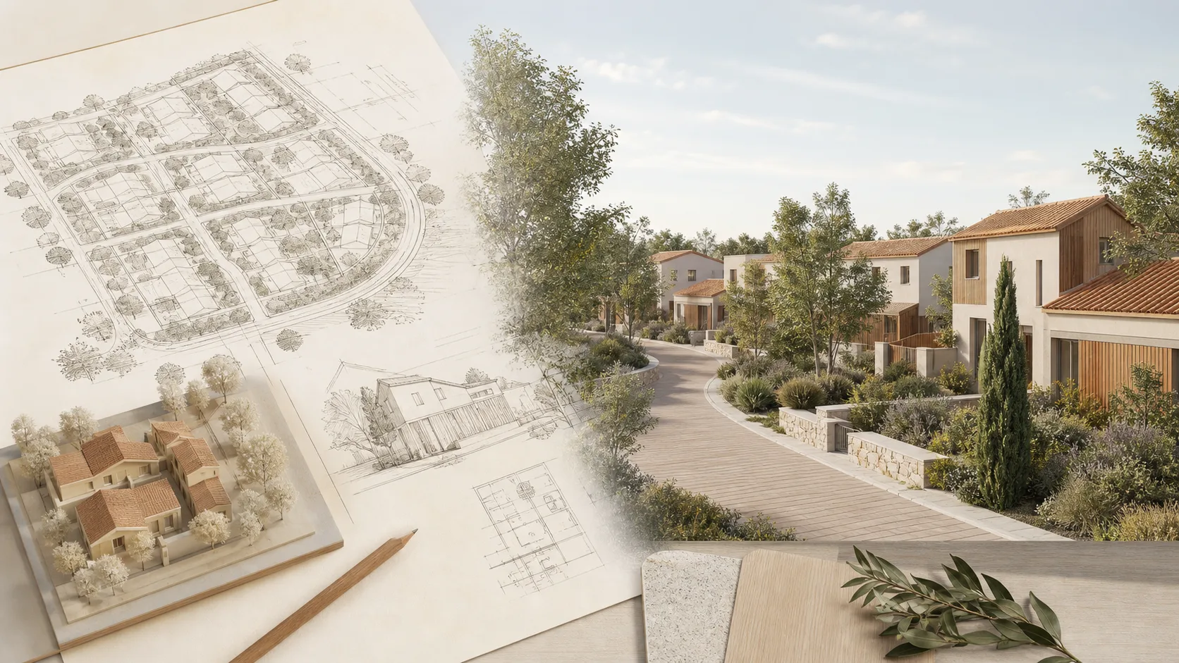 Vom Architekturplan zum Vermarktungsbild für ein Neubauprojekt